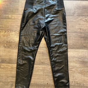 A New Day Black Faux Leather Pants